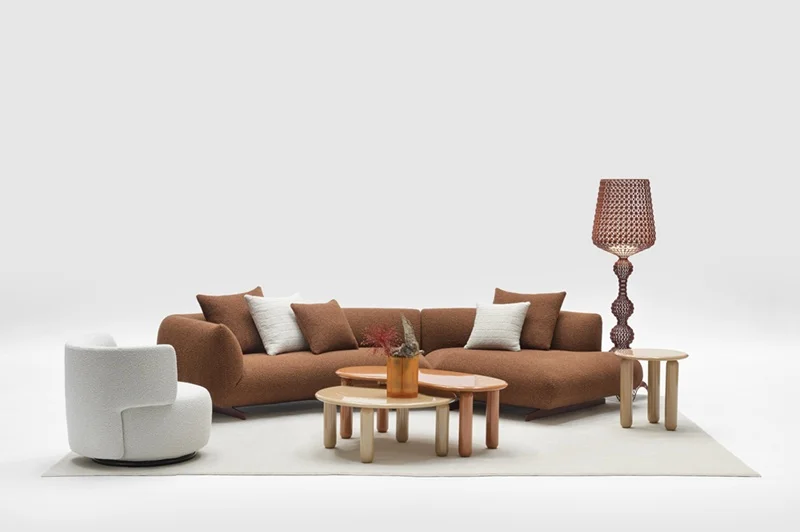 Photo set Kartell SUPER TUBBY Canapé 6 places GRIS KAR07567A3 0